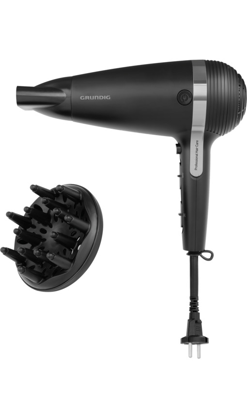 GRUNDIG HD 7382 Kablo Sarıcılı Saç Kurutma Makinesi Siyah